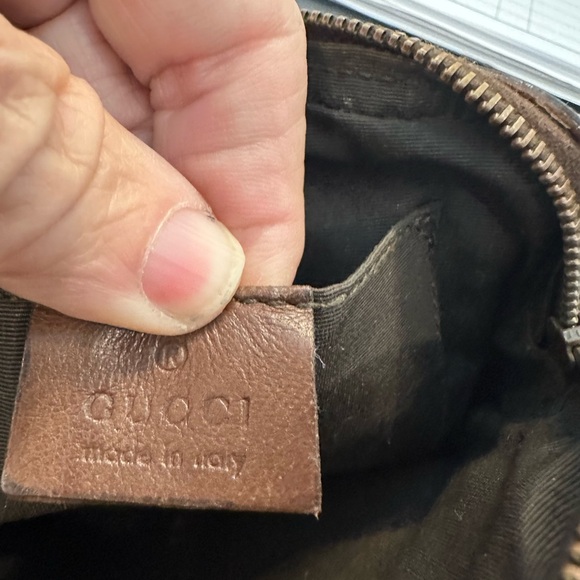 Gucci Beige/Brown GG Canvas Crossbody Bag - Picture 7 of 14